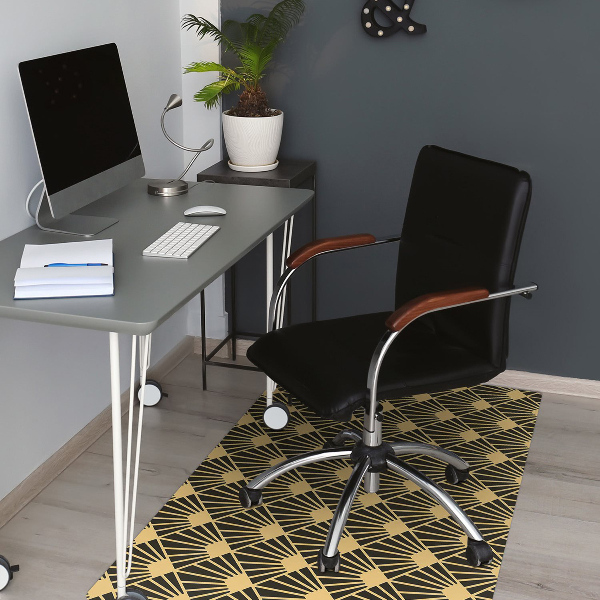 Office chair mat Art deco