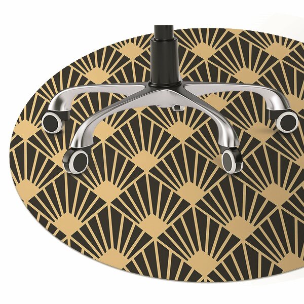 Office chair mat Art deco