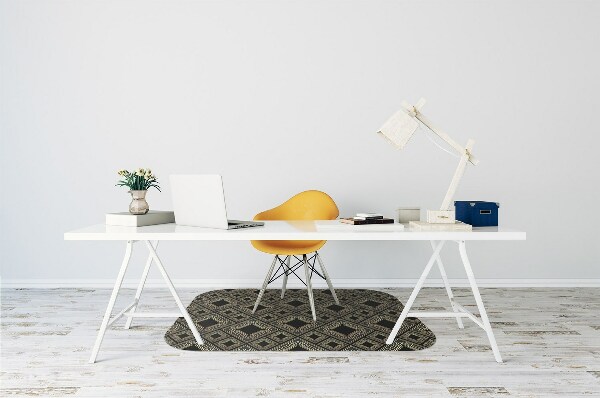 Office chair mat tiles