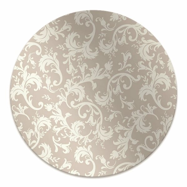 Office chair mat Ala pattern wallpaper