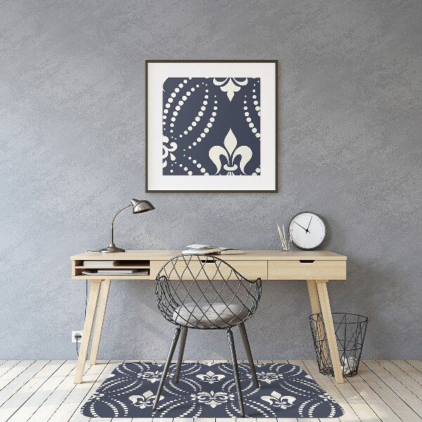 Office chair floor protector The classic pattern