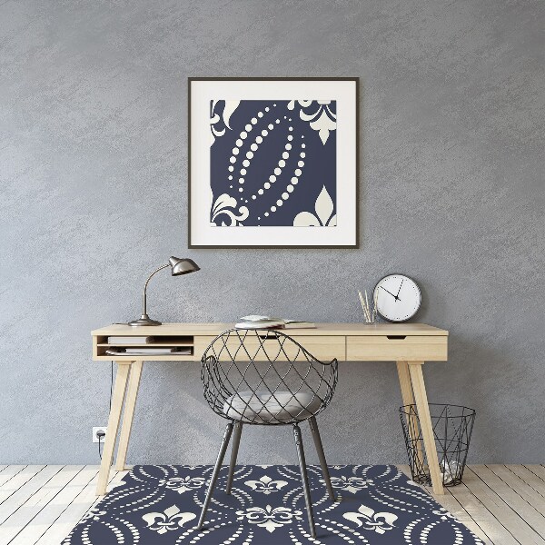 Office chair floor protector The classic pattern