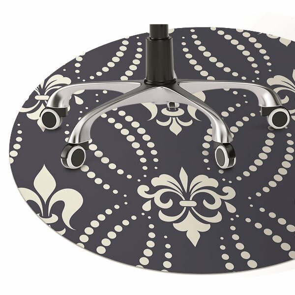 Office chair floor protector The classic pattern