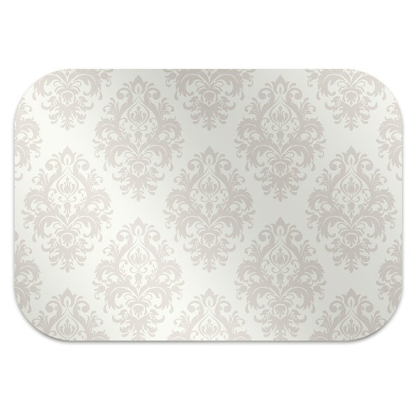 Chair mat floor panels protector Damascene pattern