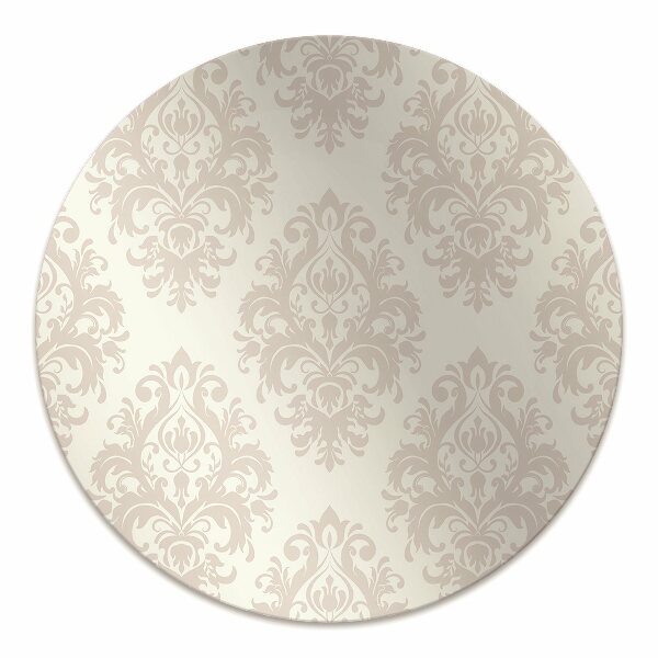 Chair mat floor panels protector Damascene pattern