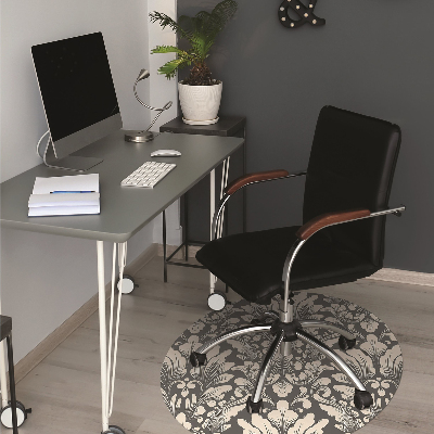 Office chair floor protector luxury pattern