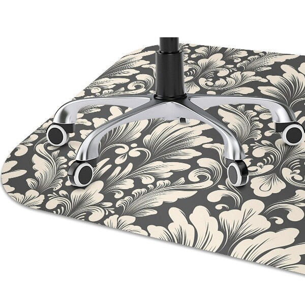 Office chair floor protector luxury pattern