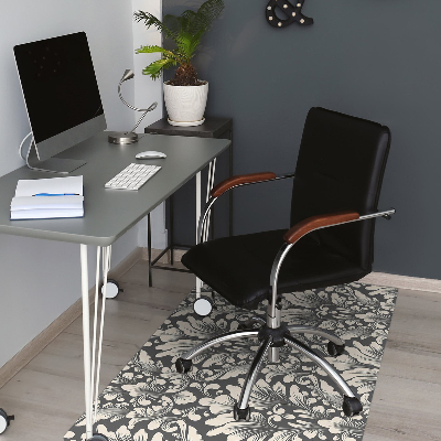 Office chair floor protector luxury pattern