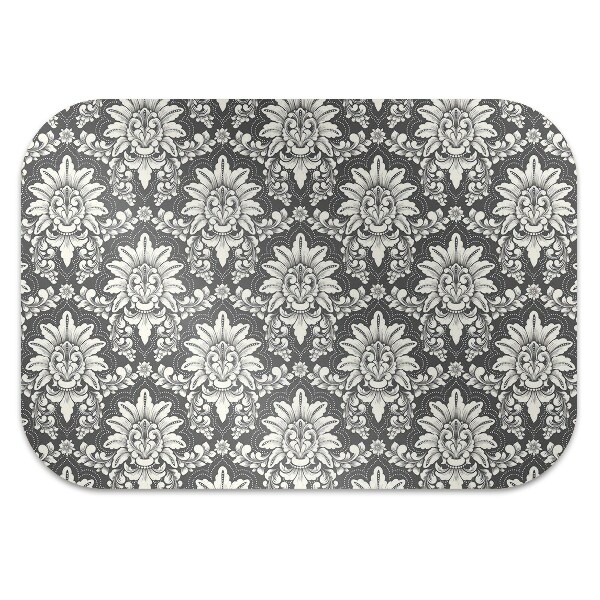 Chair mat floor panels protector Damascene pattern
