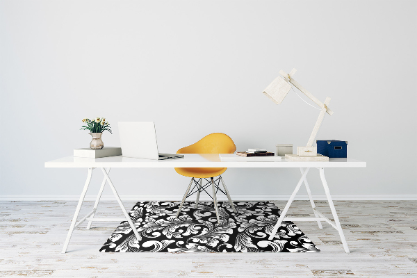 Office chair floor protector Old fashioned theme