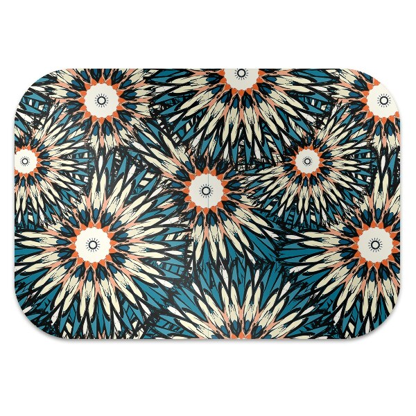 Office chair floor protector Beautiful mandala