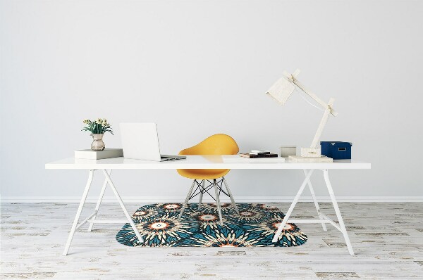 Office chair floor protector Beautiful mandala
