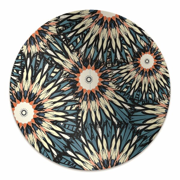 Office chair floor protector Beautiful mandala