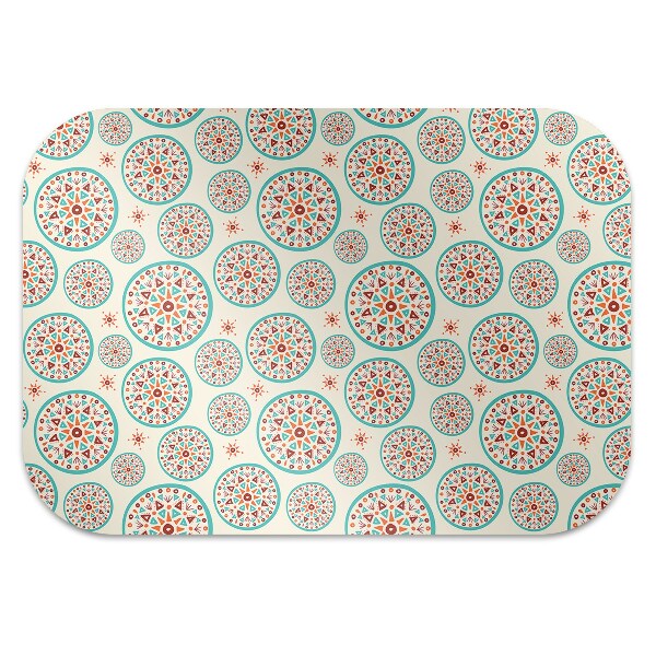 Office chair mat Indian art