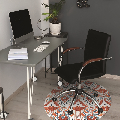 Desk chair mat ethnic style