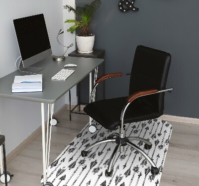 Office chair mat shots