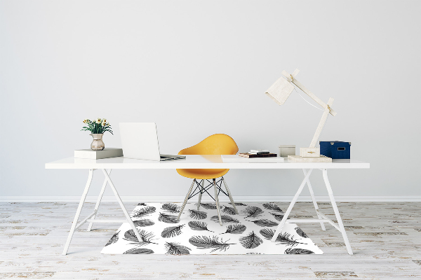 Office chair floor protector drawn pen