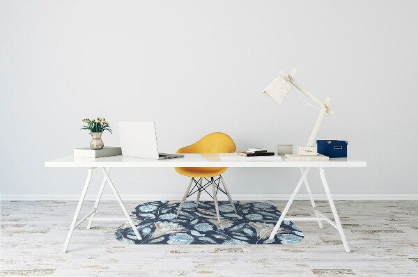 Office chair floor protector pattern Boho