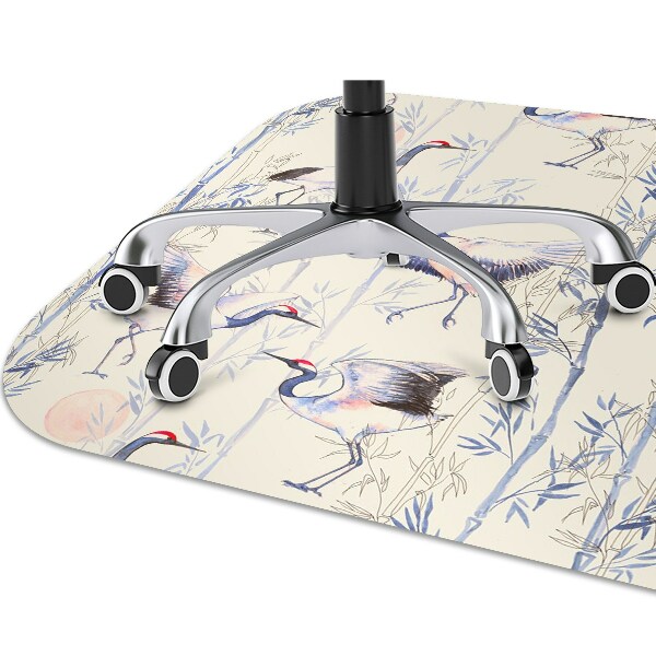Computer chair mat dancing crane