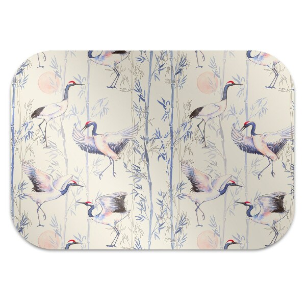 Computer chair mat dancing crane