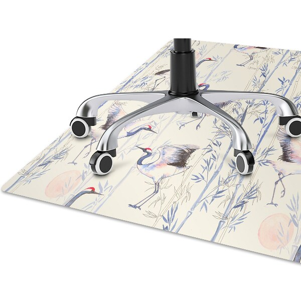 Computer chair mat dancing crane