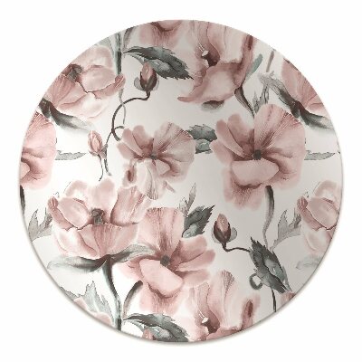 Office chair floor protector floral image