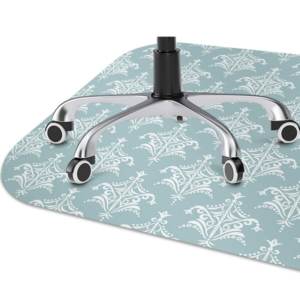 Office chair mat Damask