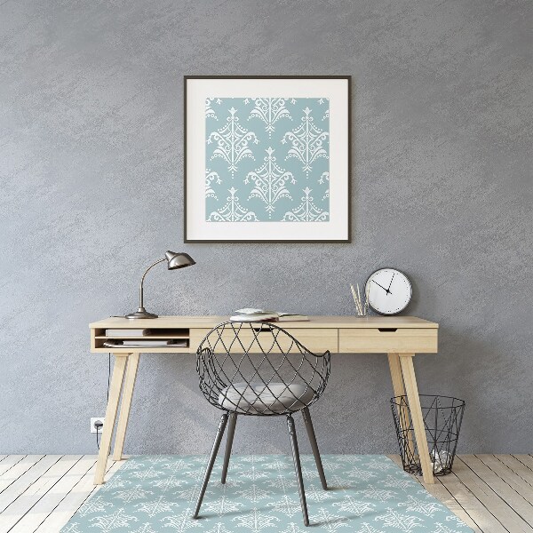 Office chair mat Damask