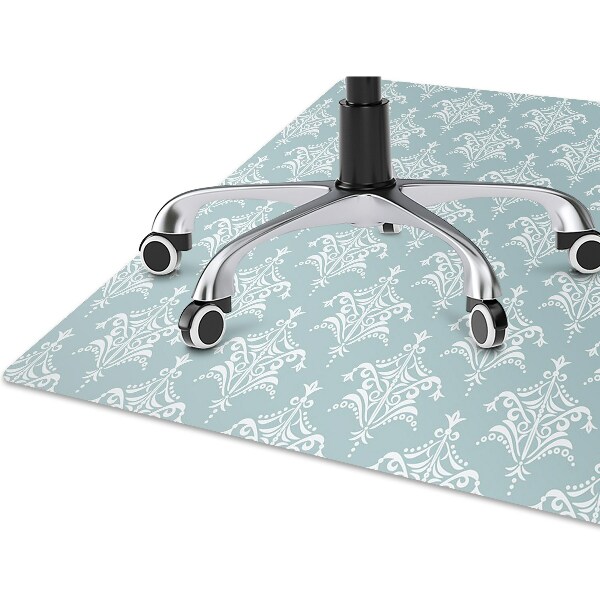 Office chair mat Damask