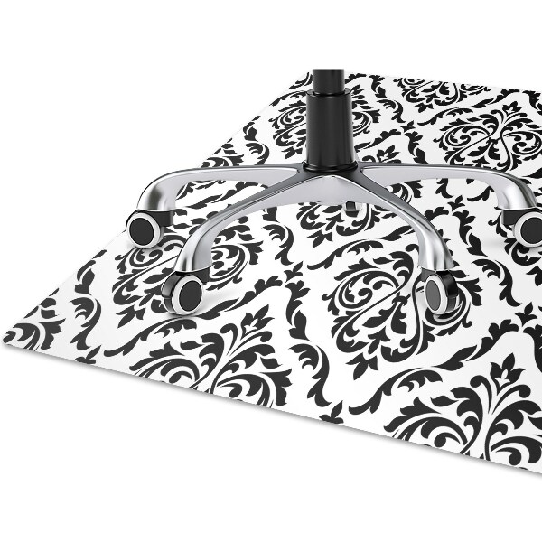 Office chair mat Damask