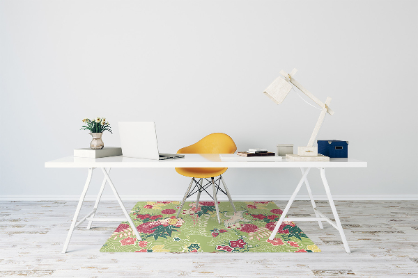 Desk chair mat fauna and Flora