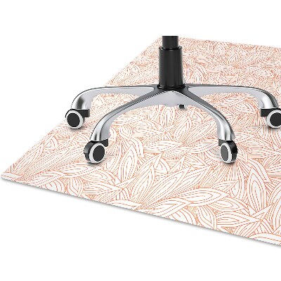 Office chair mat Autumn leaves