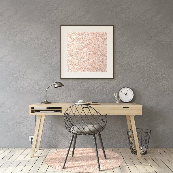 Office chair mat Autumn leaves