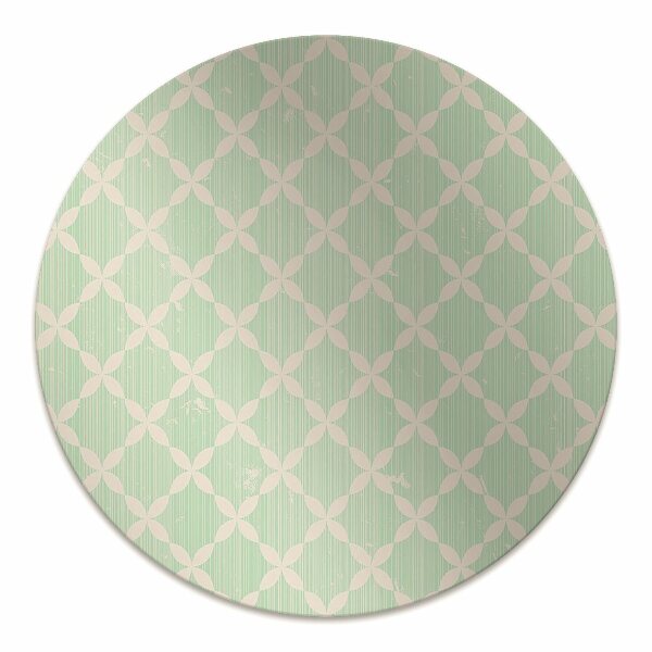 Desk chair mat colorful pattern