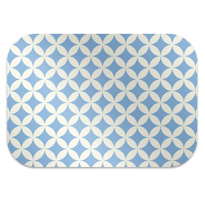 Office chair floor protector Moroccan tiles