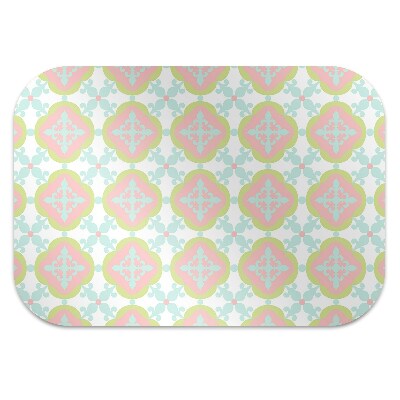 Office chair mat Spanish tile