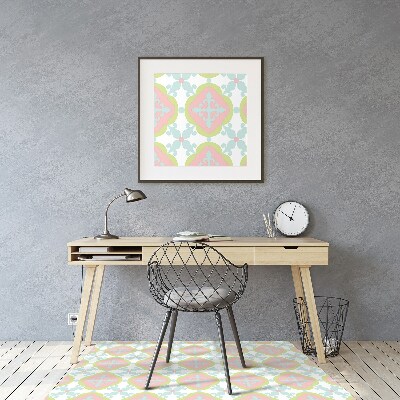 Office chair mat Spanish tile