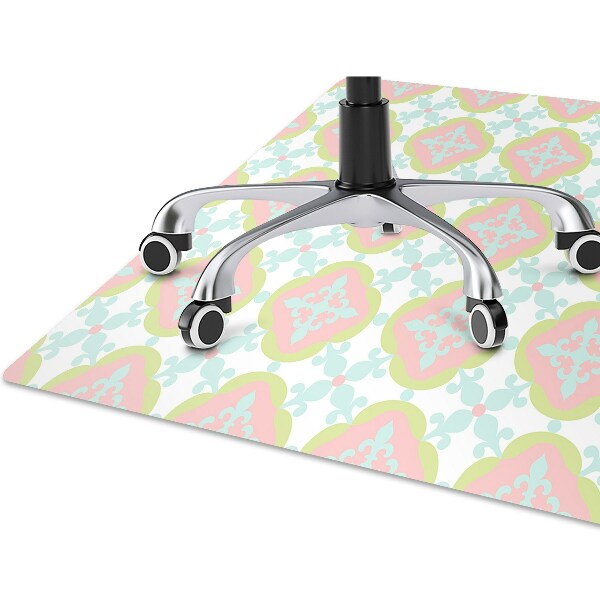 Office chair mat Spanish tile