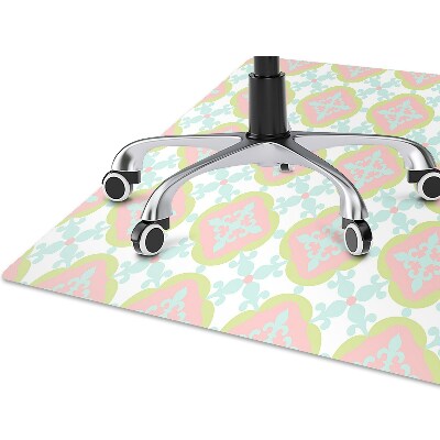 Office chair mat Spanish tile