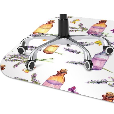 Chair mat floor panels protector Lavender oil