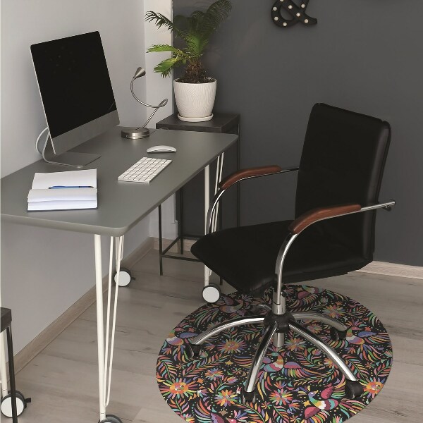 Office chair mat Mexican style