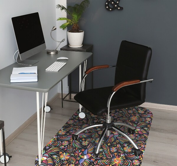 Office chair mat Mexican style