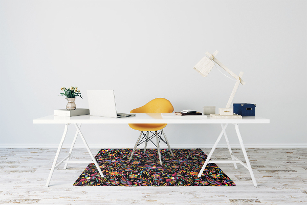 Office chair mat Mexican style