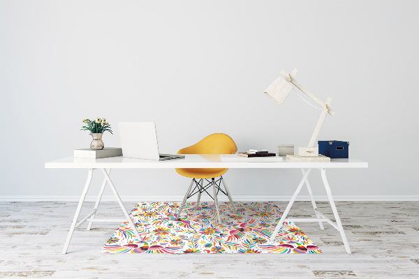 Office chair mat birds