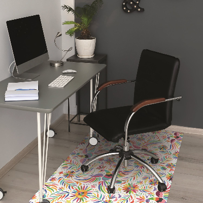 Office chair mat birds