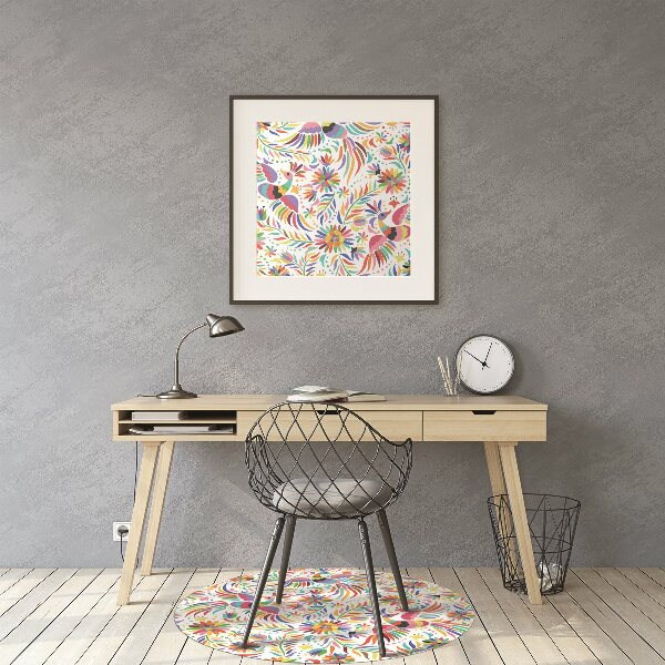 Office chair mat birds