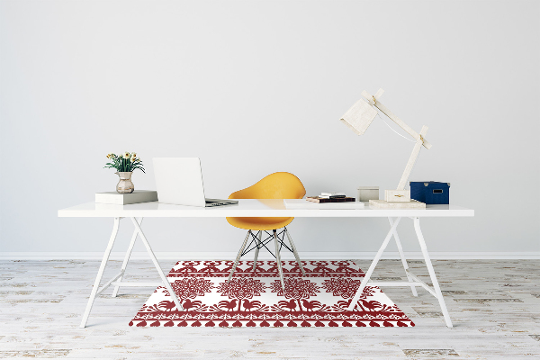Office chair floor protector cutouts Kurpie