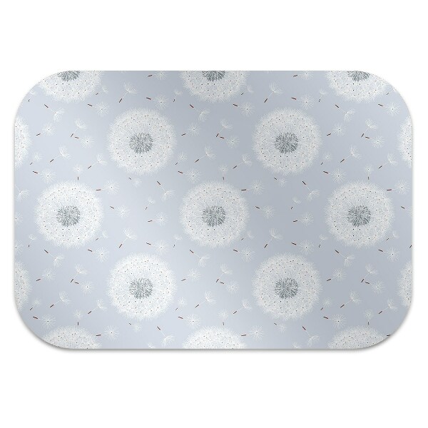 Office chair floor protector dandelions