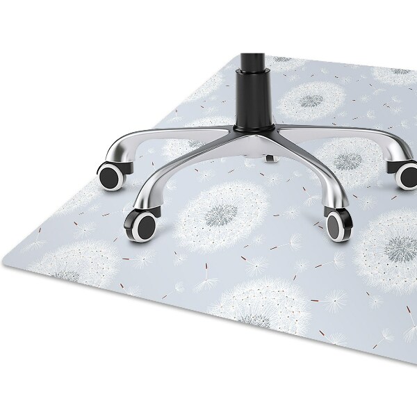 Office chair floor protector dandelions