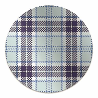 Desk chair mat Tartan